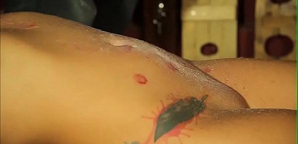  Luna tortured with hot wax part 1